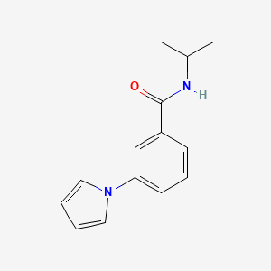 molecular formula C14H16N2O B5180238 N-(propan-2-yl)-3-(1H-pyrrol-1-yl)benzamide 