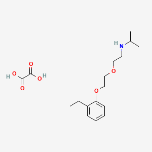 molecular formula C17H27NO6 B5180273 N-[2-[2-(2-ethylphenoxy)ethoxy]ethyl]propan-2-amine;oxalic acid 