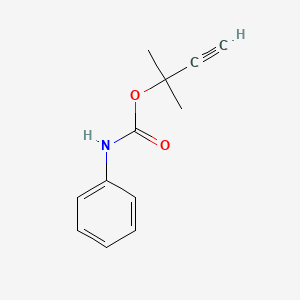 molecular formula C12H13NO2 B5181112 2-methylbut-3-yn-2-yl N-phenylcarbamate CAS No. 6289-19-6