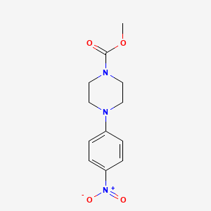 molecular formula C12H15N3O4 B5181726 Methyl 4-(4-nitrophenyl)piperazine-1-carboxylate CAS No. 5260-25-3