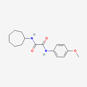 molecular formula C16H22N2O3 B5181878 N1-cycloheptyl-N2-(4-methoxyphenyl)oxalamide 