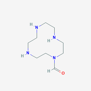molecular formula C9H20N4O B051819 1,4,7,10-Tetraazacyclododecane-1-carboxaldehyde CAS No. 120041-13-6
