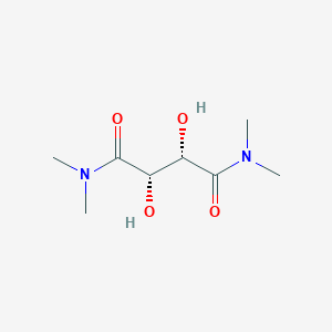 molecular formula C8H16N2O4 B051820 N,N,N',N'-Tetramethyl-D-tartaramide CAS No. 63126-52-3