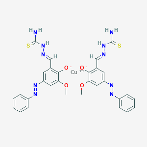 molecular formula C30H28CuN10O4S2 B051827 Cu-Pmstsc CAS No. 121995-85-5