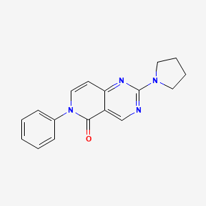 molecular formula C17H16N4O B5182855 6-phenyl-2-(pyrrolidin-1-yl)pyrido[4,3-d]pyrimidin-5(6H)-one 