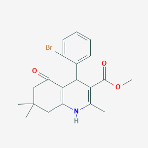 molecular formula C20H22BrNO3 B5182864 Methyl 4-(2-bromophenyl)-2,7,7-trimethyl-5-oxo-1,4,5,6,7,8-hexahydroquinoline-3-carboxylate CAS No. 312585-92-5