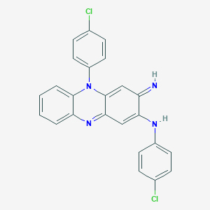 molecular formula C24H16Cl2N4 B051829 N,5-Bis(4-chlorophenyl)-3-imino-3,5-dihydrophenazin-2-amine CAS No. 102262-55-5