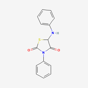 molecular formula C15H12N2O2S B5183408 3-Phenyl-5-(phenylamino)-1,3-thiazolidine-2,4-dione 