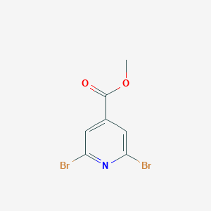 molecular formula C7H5Br2NO2 B051839 Methyl 2,6-dibromopyridine-4-carboxylate CAS No. 119308-57-5