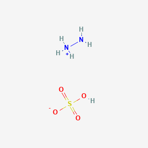 molecular formula H6N2O4S B051840 Aminoazanium;hydrogen sulfate CAS No. 1184-66-3