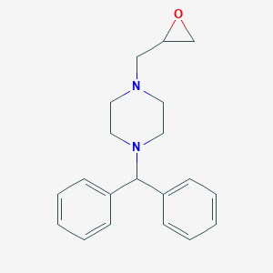 molecular formula C20H24N2O B051846 1-(Diphenylmethyl)-4-[(oxiran-2-yl)methyl]piperazine CAS No. 111452-72-3