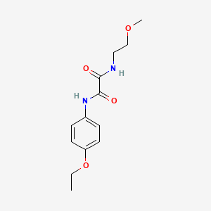 molecular formula C13H18N2O4 B5184697 N'-(4-ethoxyphenyl)-N-(2-methoxyethyl)oxamide 