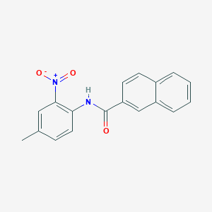 molecular formula C18H14N2O3 B5184742 N-(4-methyl-2-nitrophenyl)naphthalene-2-carboxamide 