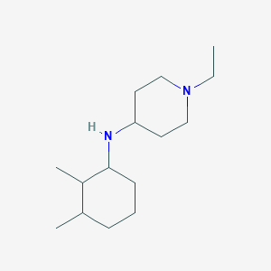 molecular formula C15H30N2 B5185012 N-(2,3-dimethylcyclohexyl)-1-ethylpiperidin-4-amine 