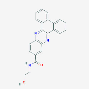 molecular formula C23H17N3O2 B5185170 N-(2-hydroxyethyl)dibenzo[a,c]phenazine-11-carboxamide 