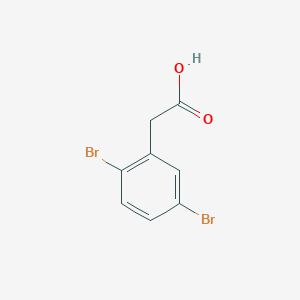 molecular formula C8H6Br2O2 B051858 2-(2,5-dibromophenyl)acetic Acid CAS No. 203314-28-7
