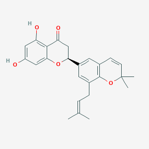 molecular formula C25H26O5 B051866 Sigmoidin E CAS No. 116174-67-5