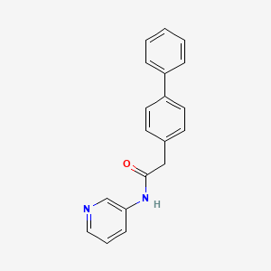 molecular formula C19H16N2O B5186712 2-{[1,1'-BIPHENYL]-4-YL}-N-(PYRIDIN-3-YL)ACETAMIDE CAS No. 51484-41-4