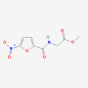 molecular formula C8H8N2O6 B5186878 Methyl 2-[(5-nitrofuran-2-carbonyl)amino]acetate CAS No. 349127-21-5