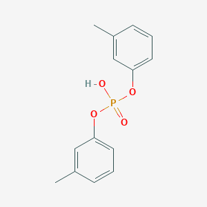 molecular formula C14H15O4P B051876 Bis(3-methylphenyl) hydrogen phosphate CAS No. 36400-46-1