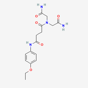 N,N-bis(2-amino-2-oxoethyl)-N'-(4-ethoxyphenyl)succinamide