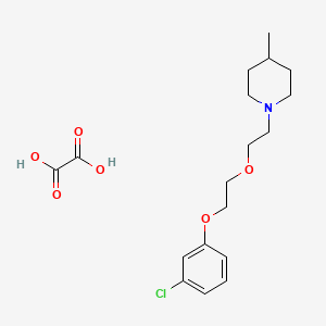 1-{2-[2-(3-chlorophenoxy)ethoxy]ethyl}-4-methylpiperidine oxalate