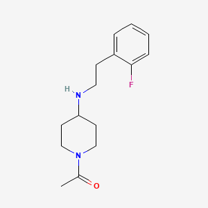 1-acetyl-N-[2-(2-fluorophenyl)ethyl]-4-piperidinamine