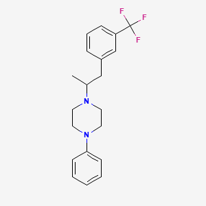 1-{1-methyl-2-[3-(trifluoromethyl)phenyl]ethyl}-4-phenylpiperazine