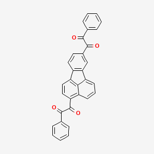 molecular formula C32H18O4 B5187934 1-[3-(2-Oxo-2-phenylacetyl)fluoranthen-8-yl]-2-phenylethane-1,2-dione 