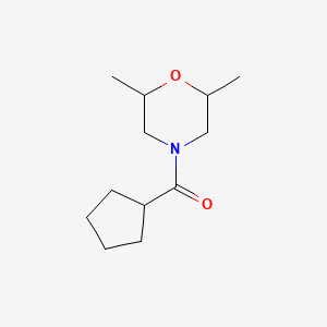 molecular formula C12H21NO2 B5188024 CYCLOPENTYL(2,6-DIMETHYLMORPHOLINO)METHANONE 