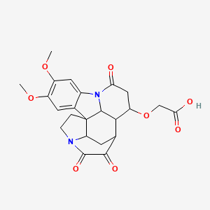 molecular formula C23H24N2O8 B5188066 Brucinonic acid 