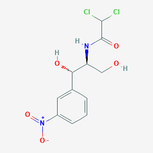 molecular formula C11H12Cl2N2O5 B051884 2,2-Dichloro-N-[(1S,2S)-1,3-dihydroxy-1-(3-nitrophenyl)propan-2-yl]acetamide CAS No. 138125-72-1