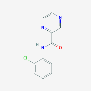 molecular formula C11H8ClN3O B5188629 N-(2-chlorophenyl)pyrazine-2-carboxamide 