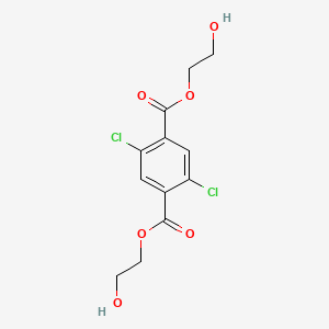 molecular formula C12H12Cl2O6 B5188635 Bis(2-hydroxyethyl) 2,5-dichlorobenzene-1,4-dicarboxylate 