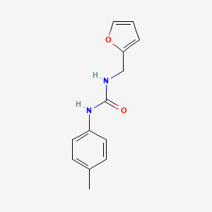 molecular formula C13H14N2O2 B5188922 N-(2-furylmethyl)-N'-(4-methylphenyl)urea 