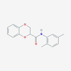 molecular formula C17H17NO3 B5188947 N-(2,5-dimethylphenyl)-2,3-dihydro-1,4-benzodioxine-2-carboxamide 