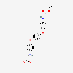 molecular formula C26H28N2O6 B5189410 diethyl 2,2'-[1,4-phenylenebis(oxy-4,1-phenyleneimino)]diacetate 