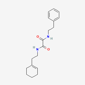molecular formula C18H24N2O2 B5189550 N-[2-(cyclohex-1-en-1-yl)ethyl]-N'-(2-phenylethyl)ethanediamide 