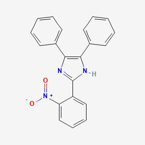 molecular formula C21H15N3O2 B5189660 2-(2-nitrophenyl)-4,5-diphenyl-1H-imidazole CAS No. 29864-19-5