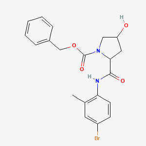 molecular formula C20H21BrN2O4 B5189801 Benzyl 2-[(4-bromo-2-methylphenyl)carbamoyl]-4-hydroxypyrrolidine-1-carboxylate 