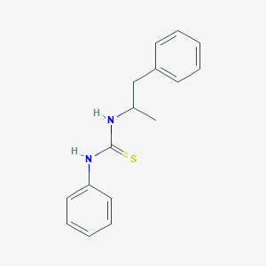 molecular formula C16H18N2S B5189961 1-Phenyl-3-(1-phenylpropan-2-yl)thiourea 