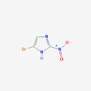 molecular formula C3H2BrN3O2 B051901 4-溴-2-硝基-1H-咪唑 CAS No. 121816-84-0