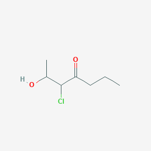 molecular formula C7H13ClO2 B051902 3-Chloro-2-hydroxyheptan-4-one CAS No. 118348-54-2