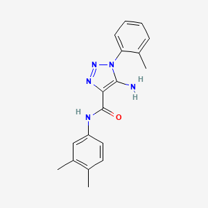 molecular formula C18H19N5O B5190611 MFCD11843133 