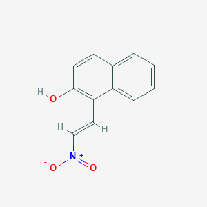molecular formula C12H9NO3 B051908 1-(2-Nitroethenyl)naphthalene-2-ol CAS No. 1454257-23-8