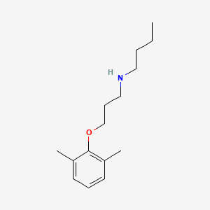 molecular formula C15H25NO B5191099 N-[3-(2,6-dimethylphenoxy)propyl]butan-1-amine 