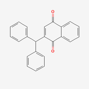 molecular formula C23H16O2 B5191278 2-Benzhydrylnaphthalene-1,4-dione CAS No. 14039-65-7
