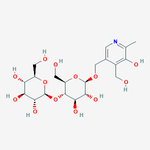 molecular formula C20H31NO13 B051924 5'-O-(Cellobiosyl)pyridoxine CAS No. 116169-14-3