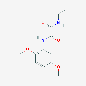 molecular formula C12H16N2O4 B5192579 N'-(2,5-dimethoxyphenyl)-N-ethyloxamide 