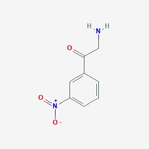 molecular formula C8H8N2O3 B051926 2-Amino-1-(3-nitrophenyl)ethanone CAS No. 40513-40-4
